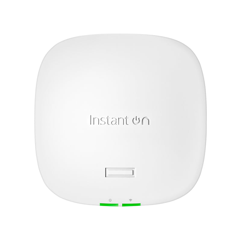 HPE Networking Instant On Access Point Bundle with PSU Dual Radio Tri Band 2x2 Wi-Fi 6E (EU) AP32 Hvid Strøm over Ethernet (PoE)