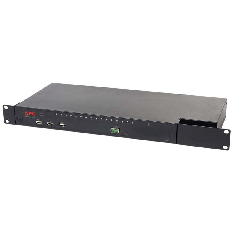 APC KVM1116R KVM Switch Stativ-montering Sort