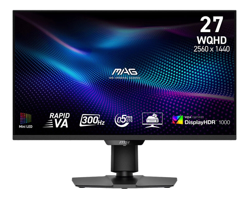 MSI MAG 274QPFDE X30MV computerskærm 68,6 cm (27") 2560 x 1440 pixel Wide Quad HD LCD Sort