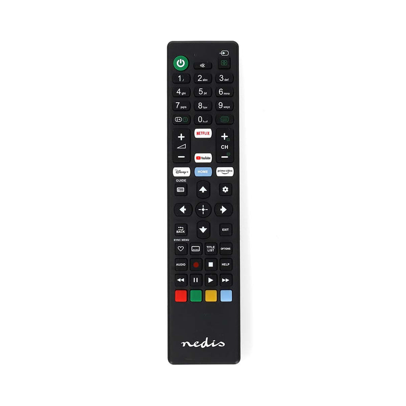 Nedis TVRC45SOBK fjernbetjening IR trådløs TV Tryk på knapper