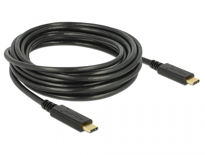 DeLOCK 85206 USB-kabel USB 2.0 4 m USB C 0,48 Gbit/sek. Sort