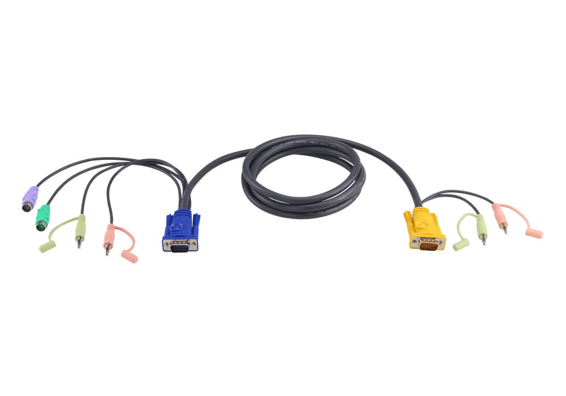 ATEN 2L-5303P KVM-kabel Sort 3 m
