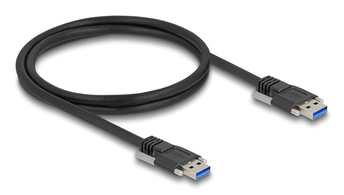 DeLOCK 81254 USB-kabel USB 3.2 Gen 1 (3.1 Gen 1) 1 m USB A 5 Gbit/sek. Sort