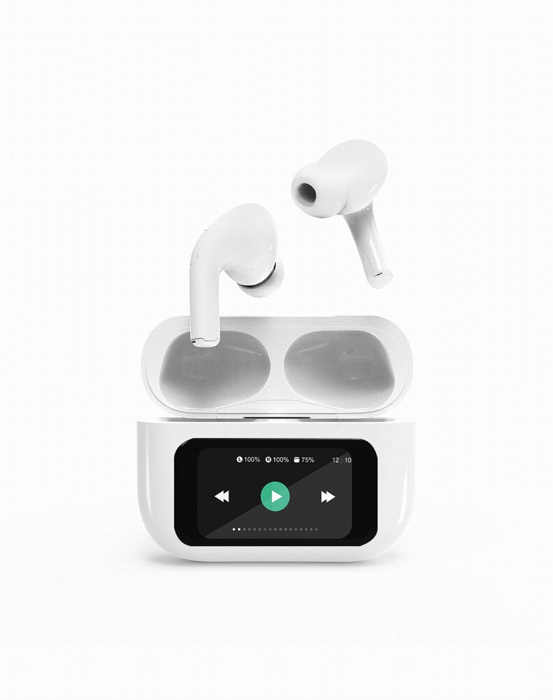 Gembird GMB Audio TWS-LCD-ANC-01-W hovedtelefoner/headset Trådløs I ørerne Opkald/musik USB Type-C Bluetooth Hvid
