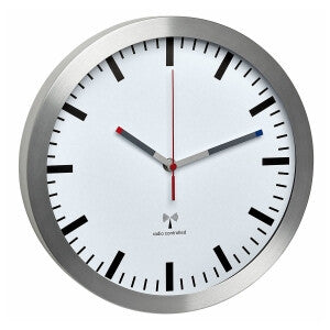 TFA-Dostmann 60.3528.02 Væg- og bordur Rund Aluminium, Hvid