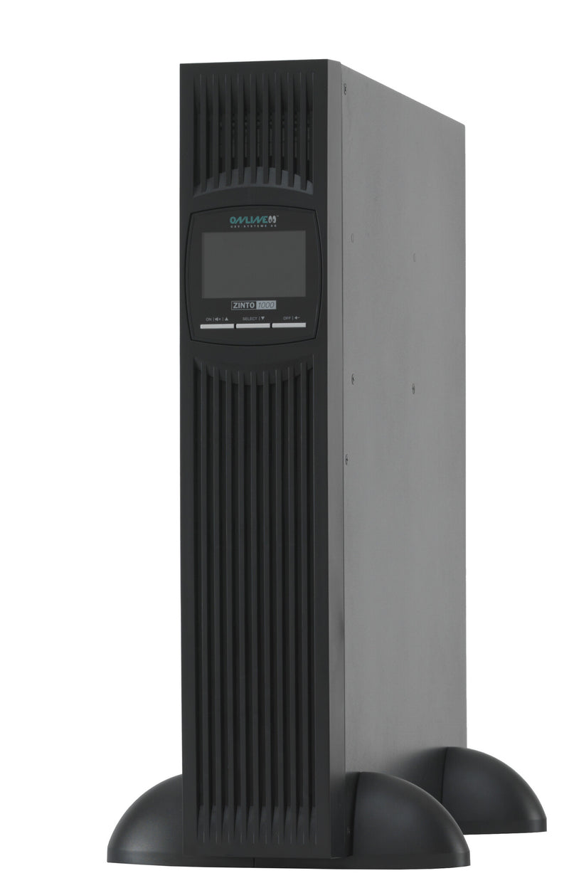 ONLINE USV-Systeme ZINTO 1000 UPS-enhed Interaktivt indgangsstik 1 kVA 900 W 8 AC stikkontakt(er)