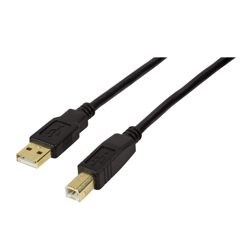 LogiLink UA0266 USB-kabel USB 2.0 20 m USB A USB B 0,48 Gbit/sek. Sort