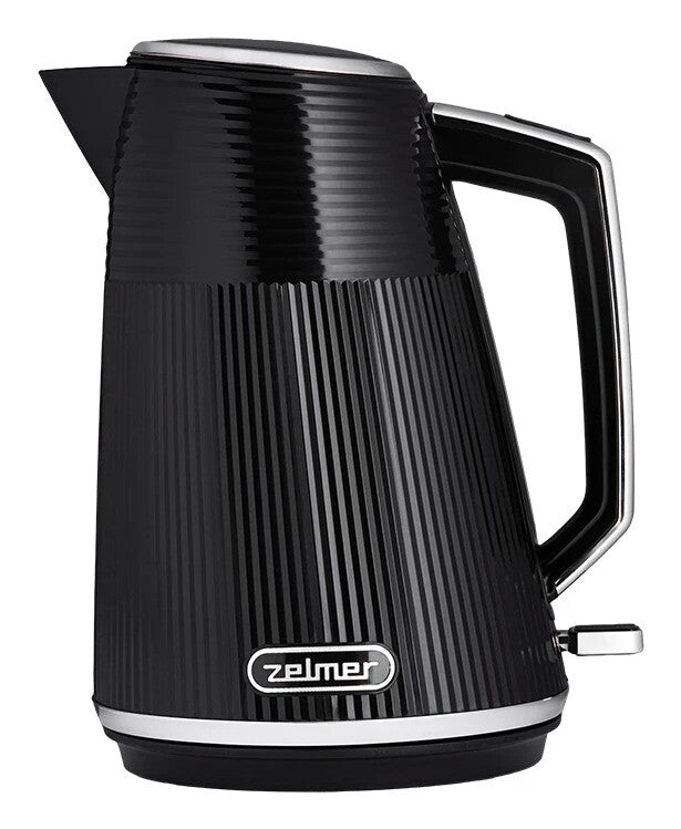 Zelmer ZCK7656 Elegant Line k elkedel 1,7 L 2200 W Sort, Sølv