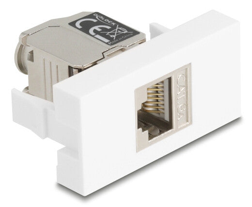 DeLOCK 90904 stikkontakt RJ-45 Sølv, Hvid