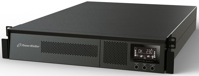 PowerWalker VFI 2000 RMG PF1 UPS-enhed Dobbeltkonvertering (online) 2 kVA 2000 W