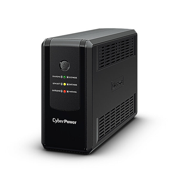 CyberPower UT650EG UPS-enhed Interaktivt indgangsstik 0,65 kVA 360 W 3 AC stikkontakt(er)