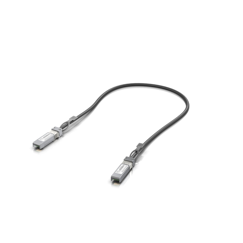Ubiquiti UACC-DAC-SFP28-0.5M InfiniBand og fiberoptisk kabel 0,5 m Sort