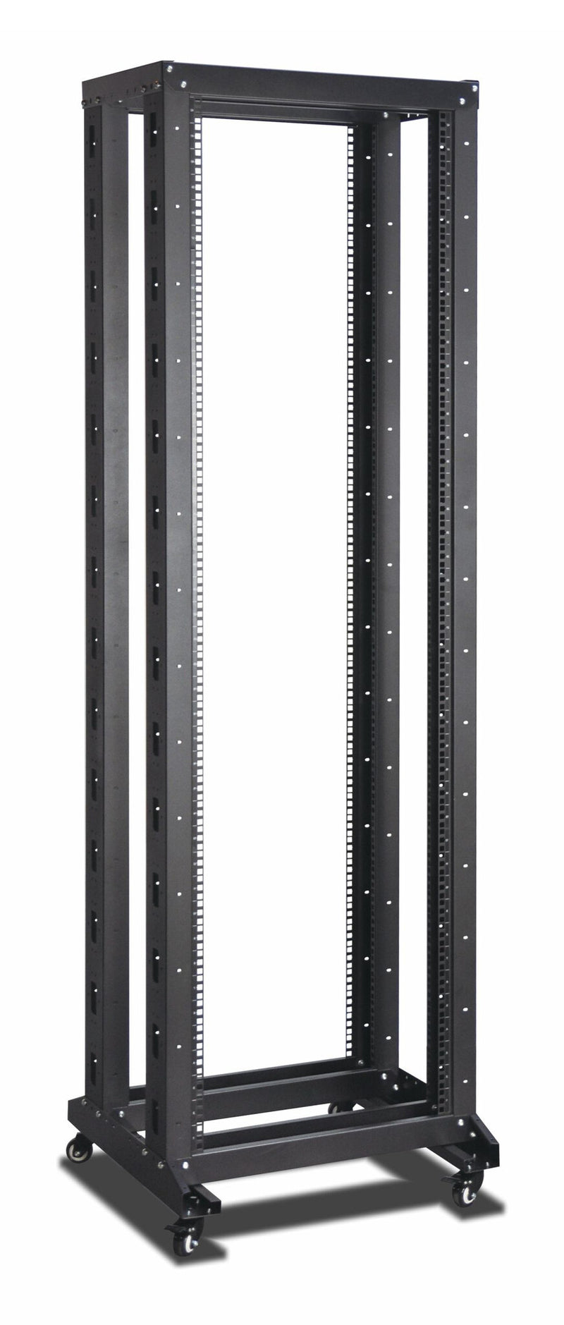 Inter-Tech SRB-6642 42U Fritstående reol Sort