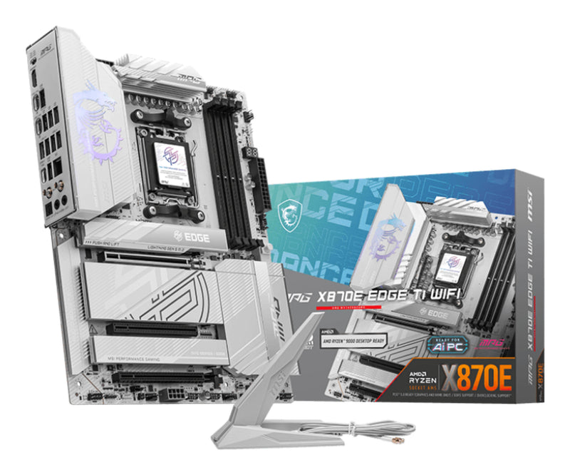 MSI MPG X870E EDGE TI WIFI bundkort AMD X870E Sokkel AM5 ATX
