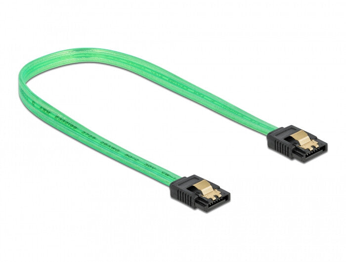 DeLOCK 82064 SATA-kabel 0,3 m SATA 7-pin Grøn