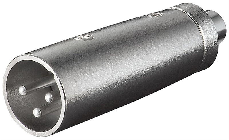 Goobay 27458 kabel kønsskifter XLR RCA Sølv