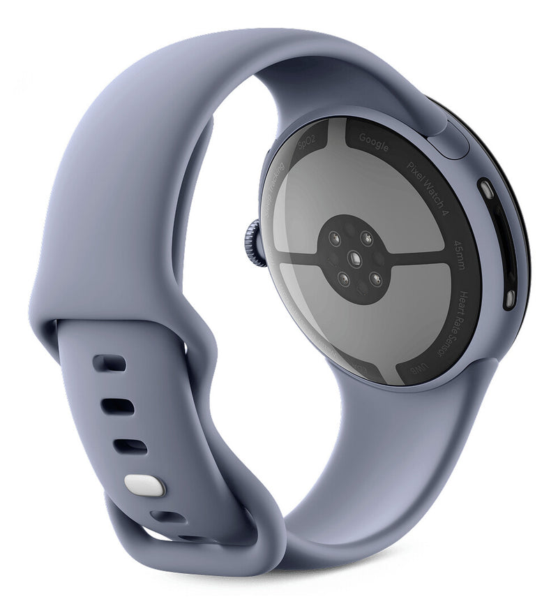 Google Pixel Watch 4 AMOLED 45 mm Digital Berøringsskærm 4G Blå Wi-Fi GPS (satellit)