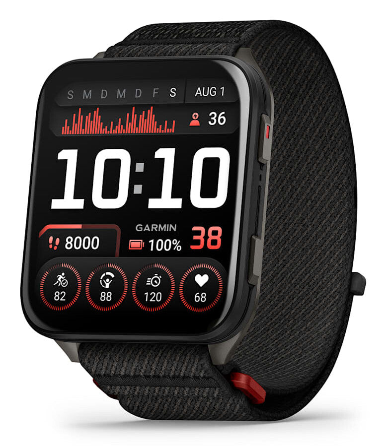 Garmin Venu X1 5,08 cm (2") AMOLED Digital 448 x 486 pixel Berøringsskærm Sort Wi-Fi GPS (satellit)