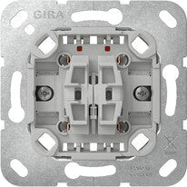 GIRA 310800 elektrisk afbryder Kipafbryder Krom, Grå