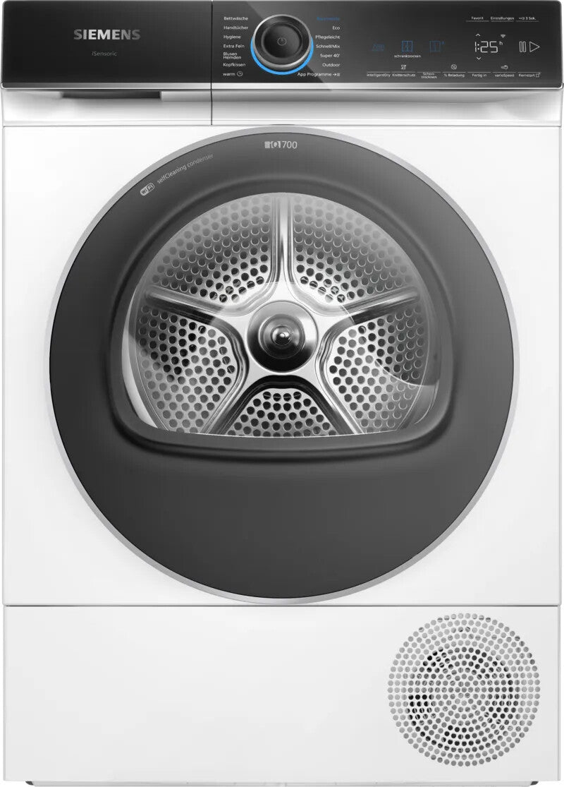 Siemens iQ700 WQ46B2D41 tørretumbler Fritstående Front-læsning 9 kg Hvid