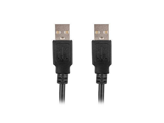 Lanberg CA-USBA-20CU-0005-BK USB-kabel USB 2.0 0,5 m 0,48 Gbit/sek. Sort