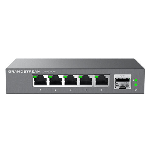 Grandstream Networks GWN7701PA netværksswitch Ikke administreret Gigabit Ethernet (10/100/1000) Sort