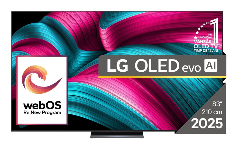 LG OLED evo AI OLED83C51LA TV 2,11 m (83") 4K Ultra HD Smart TV Wi-Fi Sort