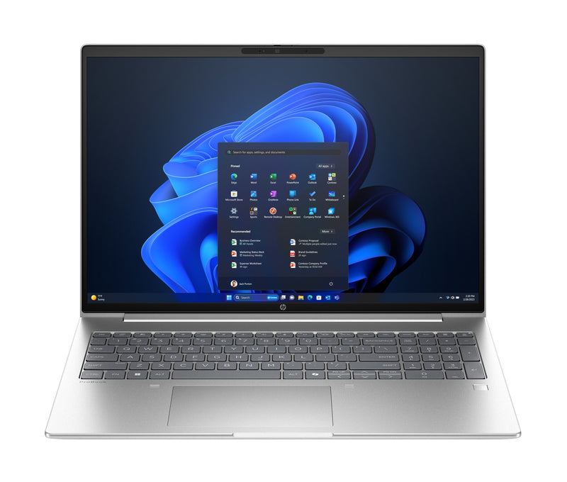 HP ProBook 4 P4G1i16 U7 255U 16 16GB/512 PC NX Intel Core Ultra 7 Laptop 40,6 cm (16") WUXGA DDR5-SDRAM 512 GB SSD Wi-Fi 7 (802.11be) Windows 11 Pro AI PC Sølv