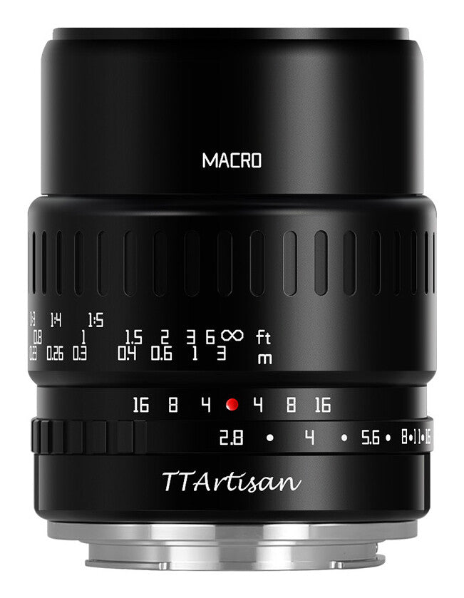 TTArtisan APS-C 40mm F2.8 MACRO MILC Makrolinse Sort