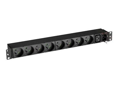 Eaton FlexPDU 8 FR strømforsyningsenhed (PDU) 9 AC stikkontakt(er) 1U Sort