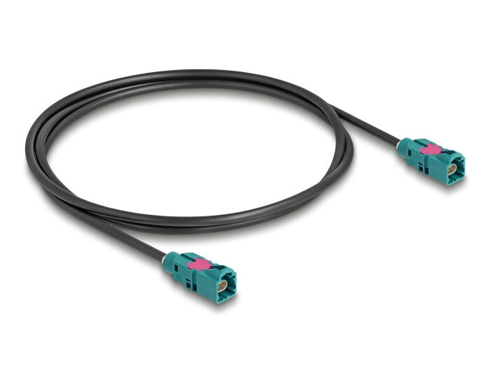 DeLOCK 90330 koaxial kabel 1 m HDMTD Z Sort