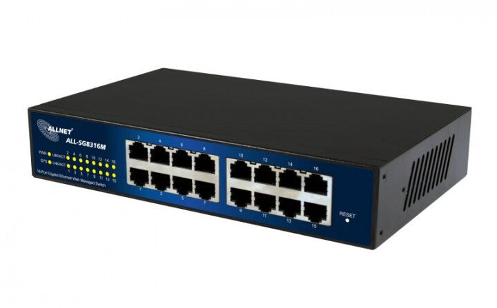 ALLNET 112534 Administreret L2 Gigabit Ethernet (10/100/1000) 19U Sort