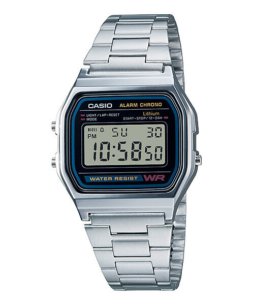 Casio A158WA-1DF ur Armbåndsur Rustfrit stål