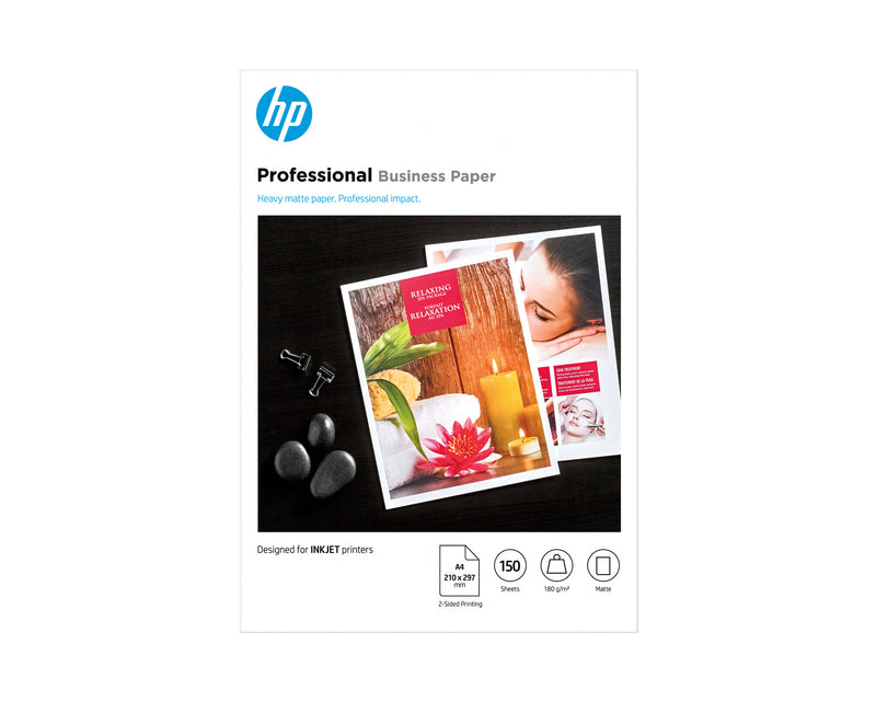 HP Professional Business-papir, mat, 180 g/m2 A4 (210 x 297 mm), 150 ark