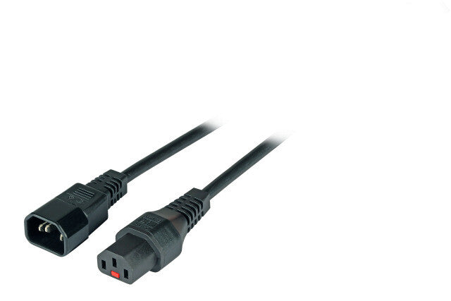 EFB Elektronik EK601SW.3 el-ledning Sort 3 m C14 forbinder C13 forbinder
