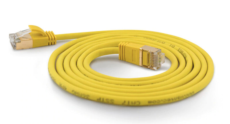 Wantec 7175 netværkskabel Gul 2 m Cat6a S/FTP (S-STP)