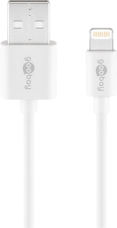 Goobay 72909 Lightning kabel 3 m Hvid