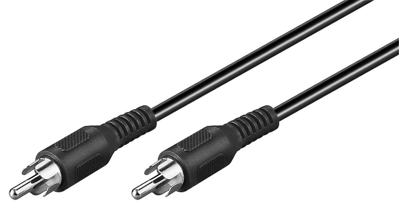 Goobay 50038 lydkabel 2 m RCA Sort