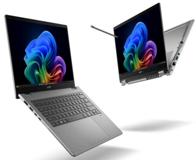 Acer TravelMate TMP414RN-56-TCO-77G3 Intel Core Ultra 7 355 Laptop 35,6 cm (14") Berøringsskærm WUXGA 16 GB DDR5-SDRAM 512 GB SSD Wi-Fi 7 (802.11be) Windows 11 Pro Blå QWERTZ Tysk