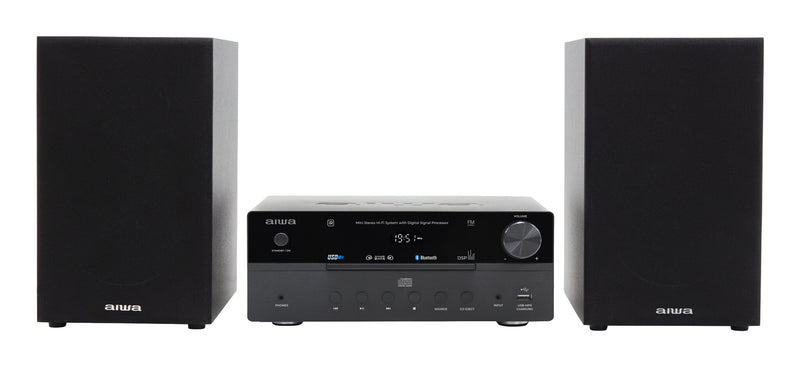 Aiwa MSBTU-550 stereoanlæg Home audio micro system 50 W Sort