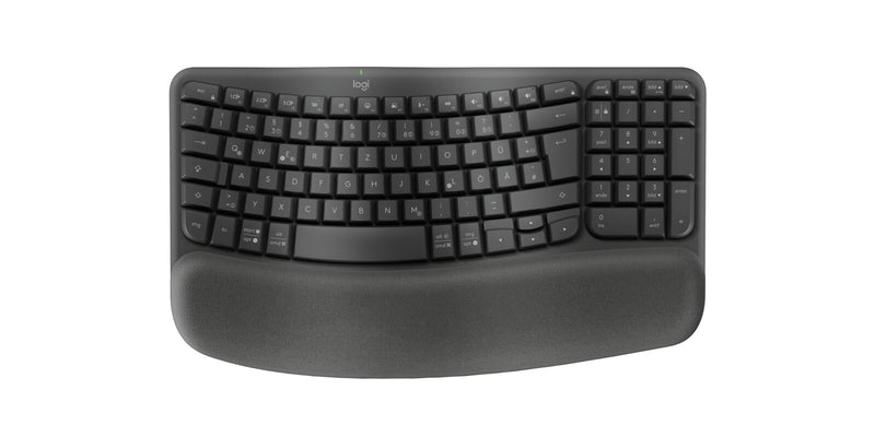 Logitech 920-012283 tastatur Kontor RF trådløs + Bluetooth QWERTZ Tysk Grafit