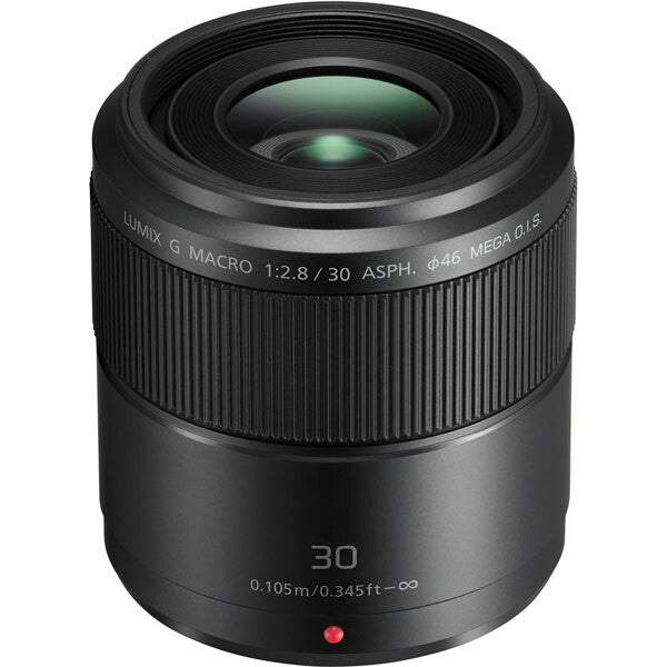 Panasonic Lumix G Macro 30mm / F2.8 ASPH. / MEGA O.I.S. SLR Makrolinse Sort