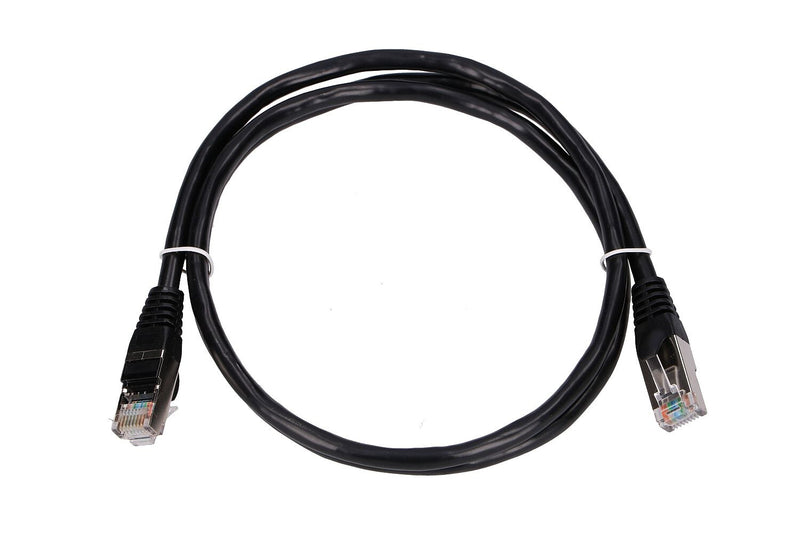 Extralink EX.7607 netværkskabel Sort 1 m Cat5e F/UTP (FTP)