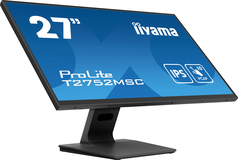 iiyama ProLite T2752MSC-B1 computerskærm 68,6 cm (27") 1920 x 1080 pixel Fuld HD LED Berøringsskærm Sort