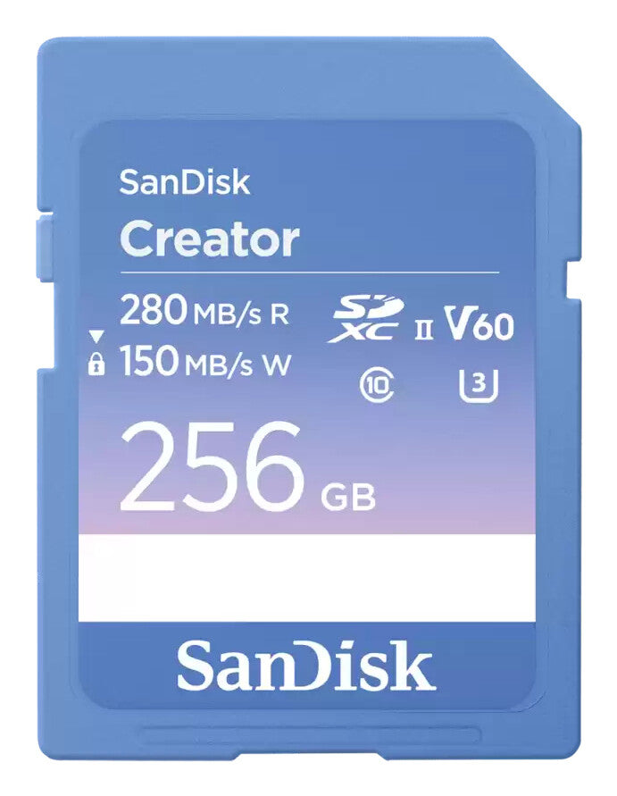 SanDisk Creator 256 GB SDXC UHS-II Klasse 10