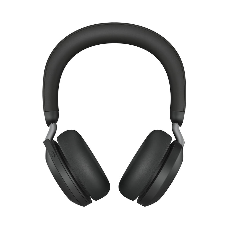 Jabra Evolve2 75 Headset Trådløs Kontor/Callcenter Bluetooth Opladningsstativ Sort