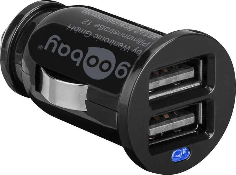 Goobay 44177 oplader til mobil enhed MP3, Mobiltelefon, Smartphone, Tablet Sort Cigartænder Automatisk