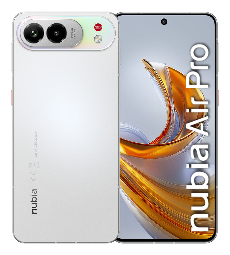 ZTE Nubia NBAIRPROWHT smartphone 17,2 cm (6.77") Dual SIM Android 16.0 5G 8 GB 512 GB Hvid