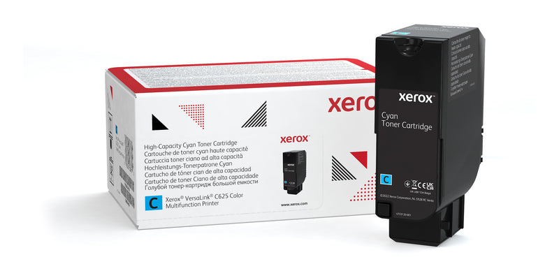 Xerox VersaLink C625 cyan tonerpatron med stor kapacitet (16.000 sider)