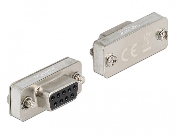 DeLOCK 66827 kabel kønsskifter Serial RS-232/422/485 DB9 Sølv